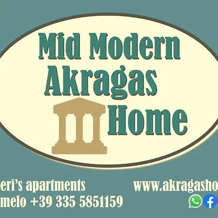 Apartment Mid Modern Akragas In Center With Sea View Agrigent