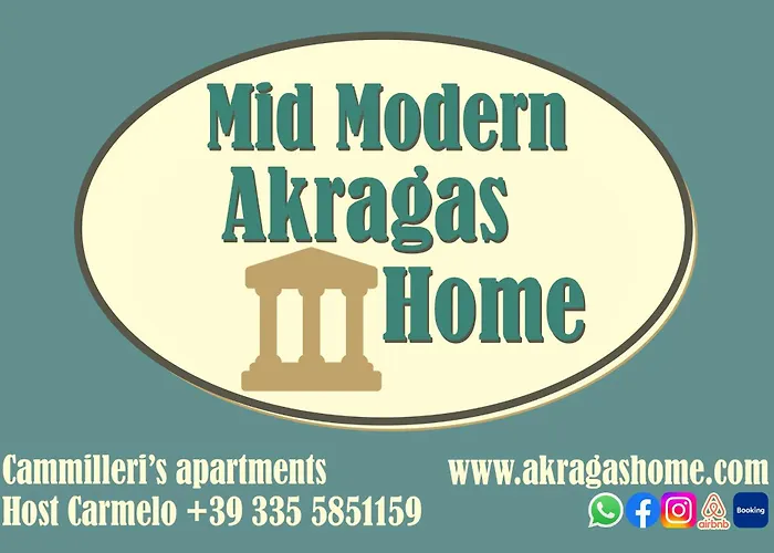 Apartment Mid Modern Akragas In Center With Sea View Agrigento